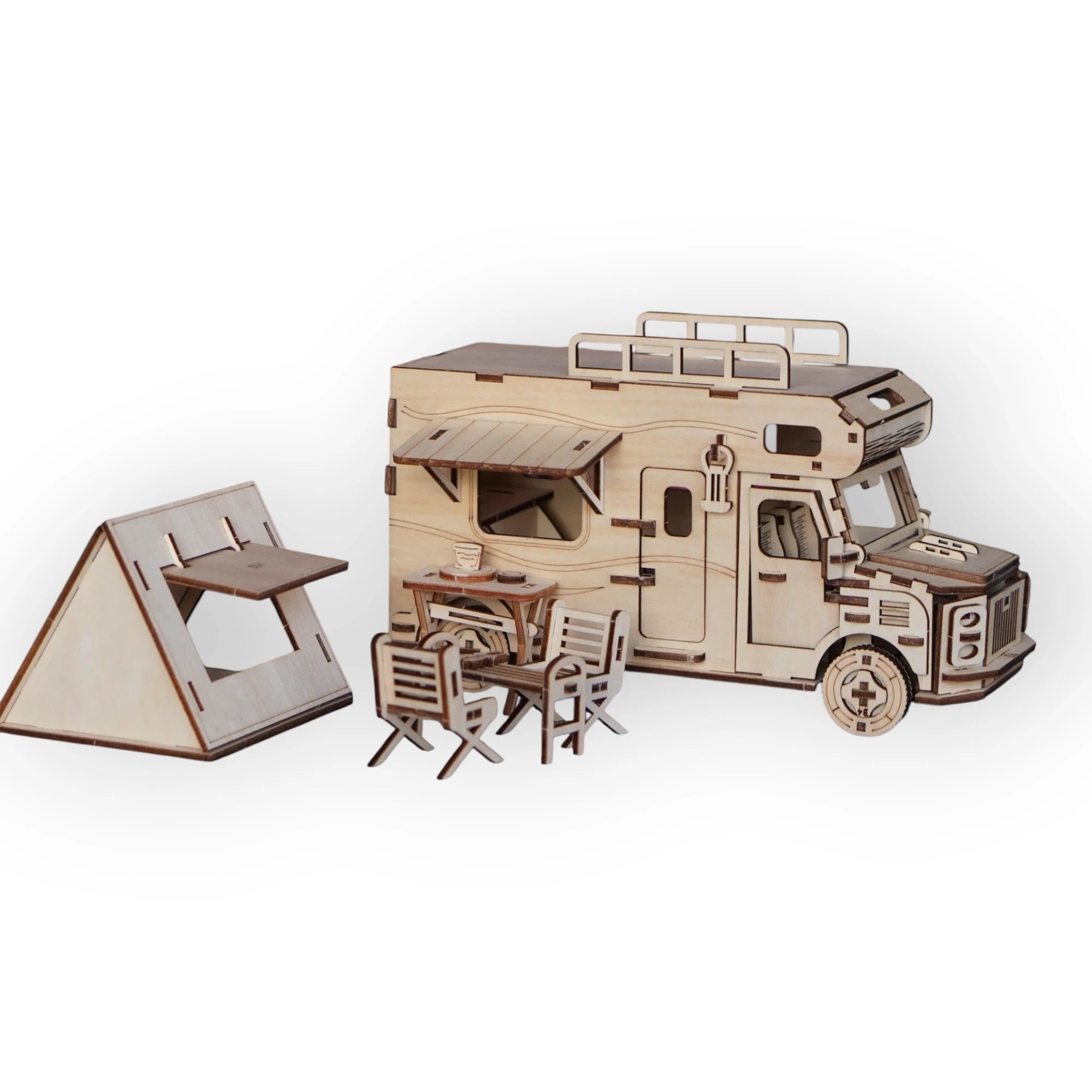 Camper Caravan – 3D Model for Assembly