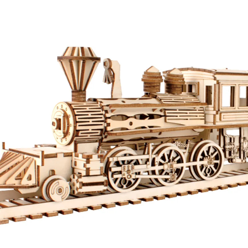 Retro Train – 3D Model for Assembly