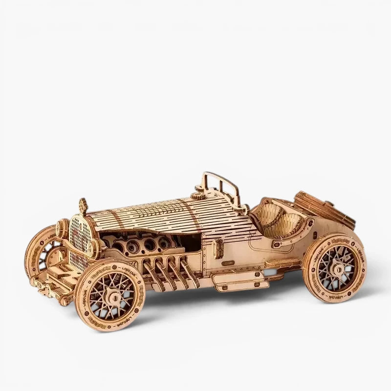 Classic Race Car - 3D Assembly Model