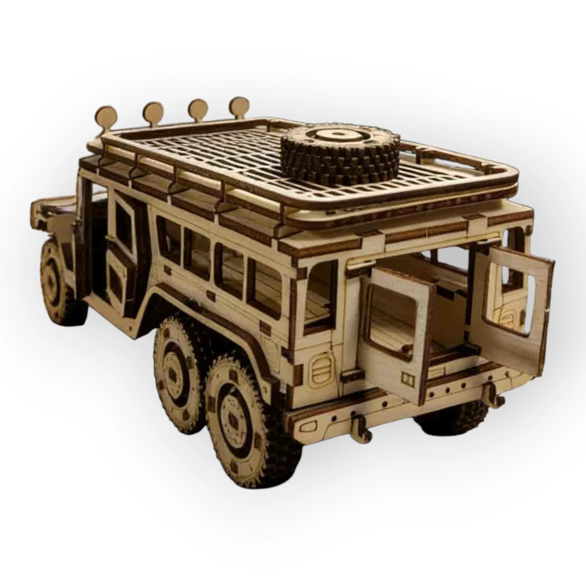 Hummer Off-Road Vehicle - 3D Model to Assemble