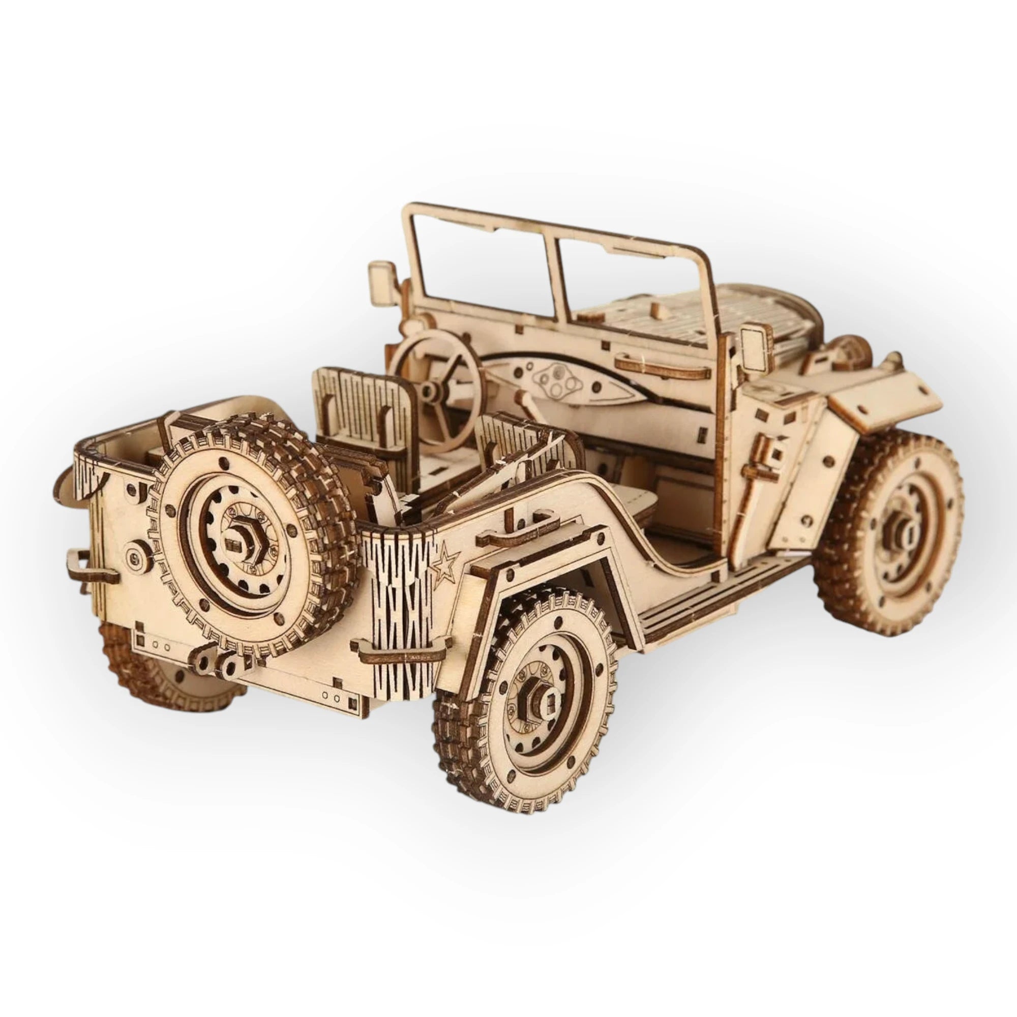 Military Jeep – 3D Model for Assembly