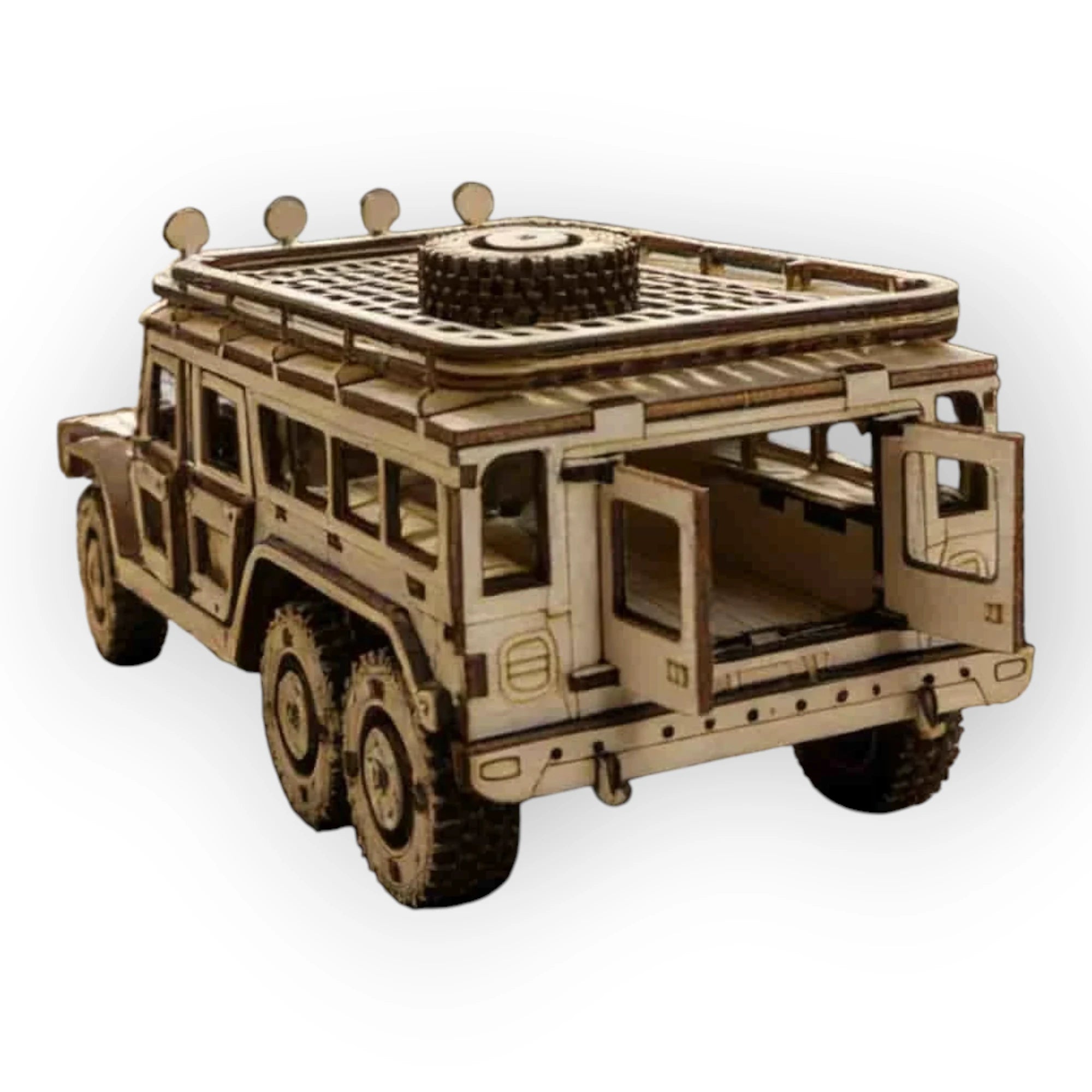 Hummer Off-Road Vehicle - 3D Model to Assemble