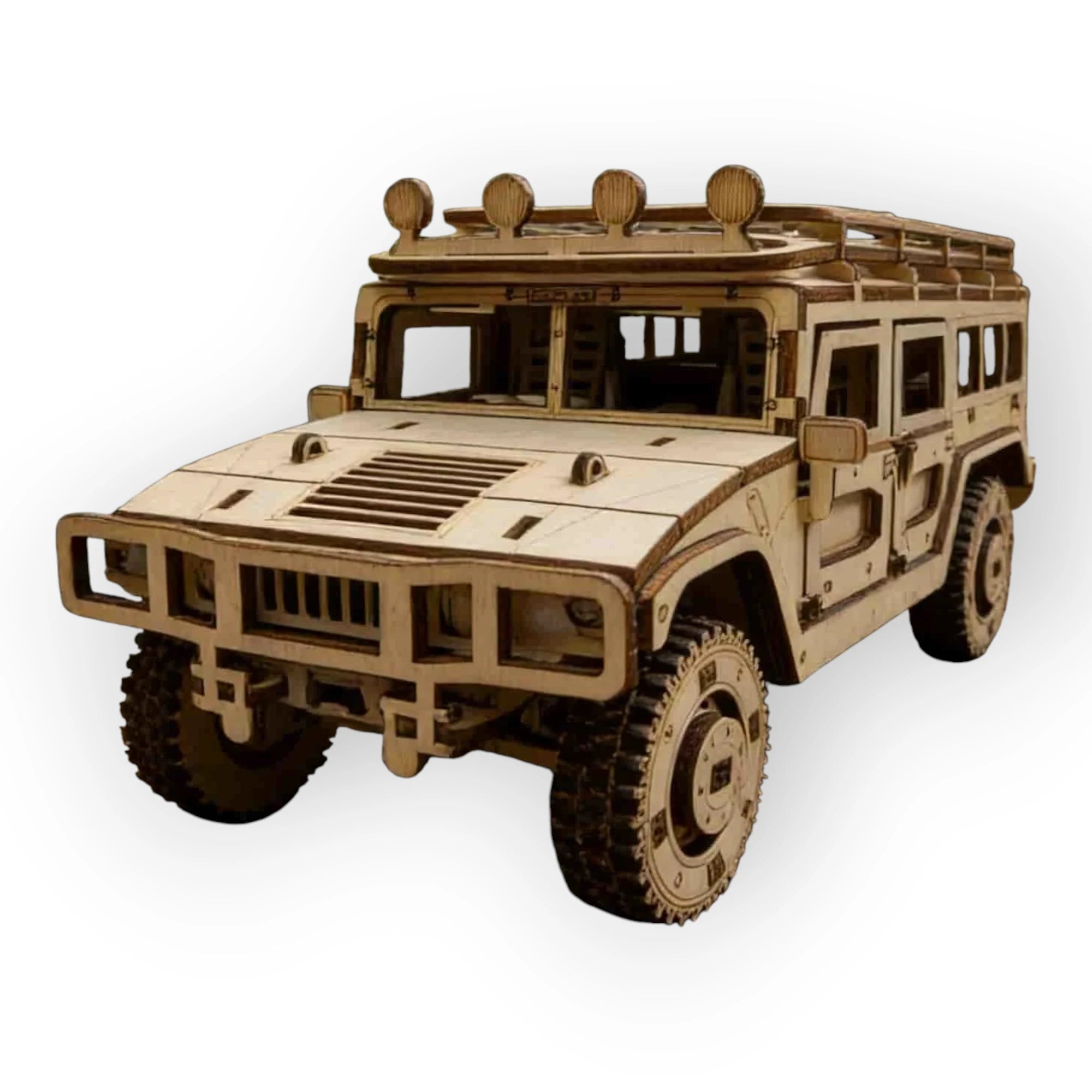 Hummer Off-Road Vehicle - 3D Model to Assemble