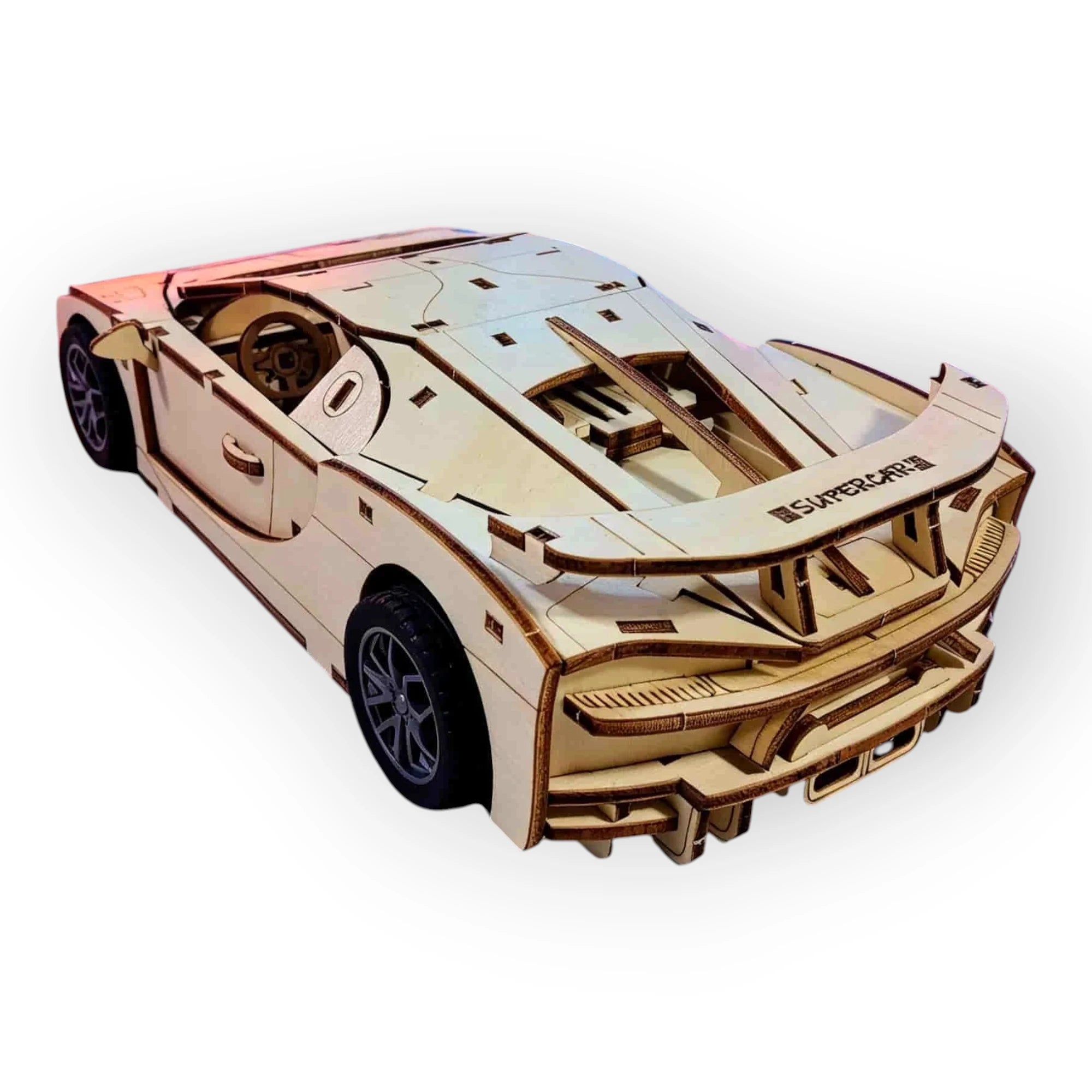 Bugatti Sports Car – 3D Model for Assembly